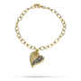 Poetic Heart - Kristal Heartstar Bracelet - Ceramic Coated Brass-1