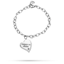 Poetic Heart - Kristal Heartstar Bracelet - Sterling Silver-2