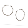 Reverie Scallop Hoop Earrings - Sterling Silver-1