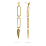 Rialto Earrings - Brass-1
