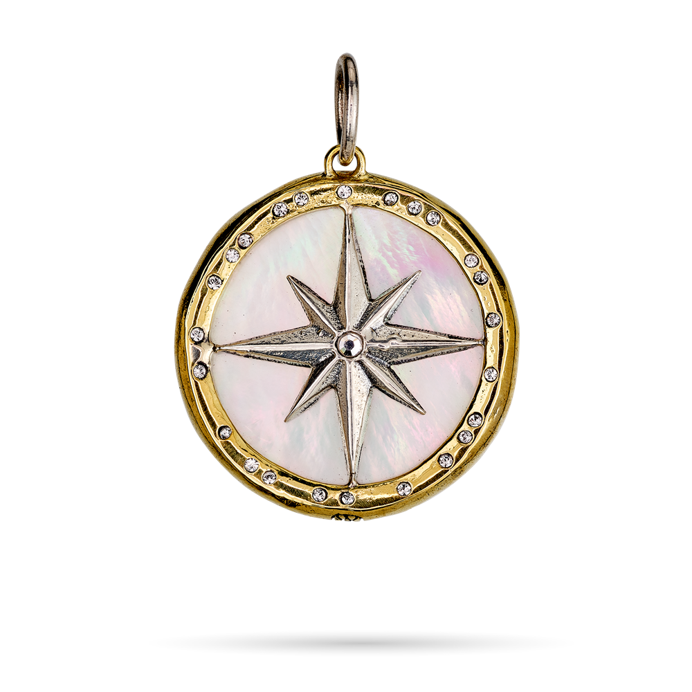 Rose of the Winds Compass Pendant-2