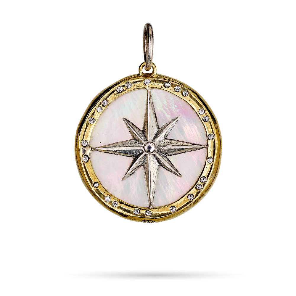 Rose of the Winds Compass Pendant-3