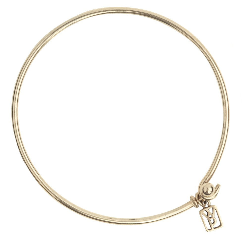 Wire Bangle - Brass-4