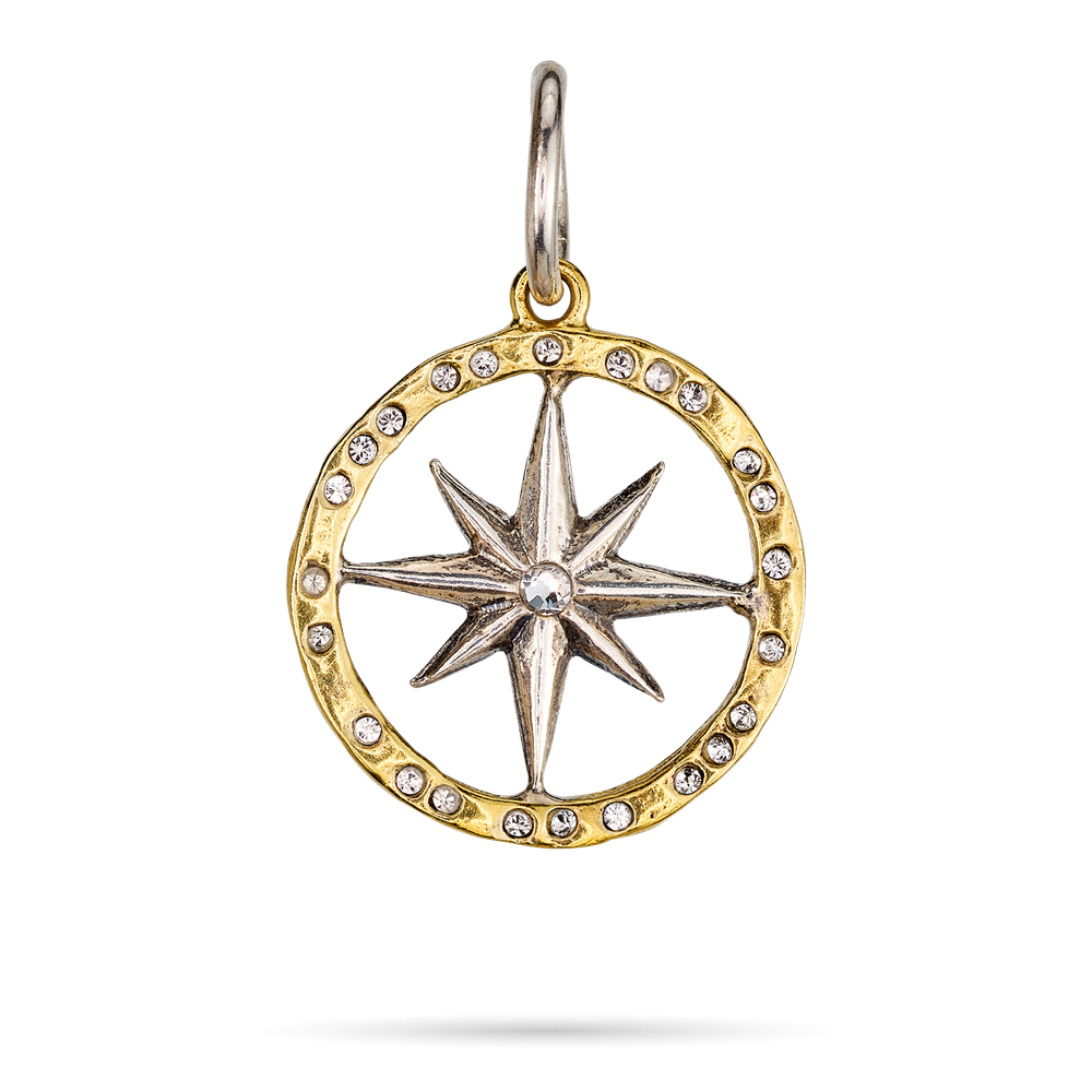Wonderer Compass Charm-1