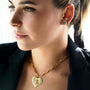 Kristal Dome Stud Earrings-4