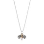 Bee Brave Honeypearl Pendant on 18 Inch Necklace-1