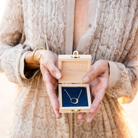 Otherworld Necklace with Moon Waxing Poetic