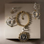 Heliotrope Intertwined Initials Pendant-5