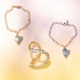 Poetic Heart - Kristal Heartstar Bracelet - Ceramic Coated Brass-4