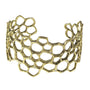 Honey Love Cuff - Brass and Crystals-1