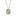 Sterling Silver Star Shield Tag on Silver Necklace Chain-1